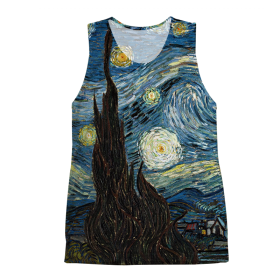 Maiou jersey baschet, loosefit - Van Gogh Starry Night