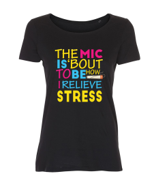  Tricou negru Cambrat - The MIc 2