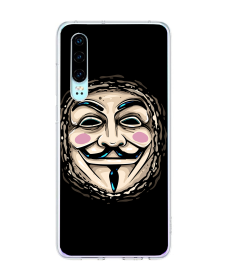 Vendetta Mask - Huawei P30 Carcasa Transparenta Silicon