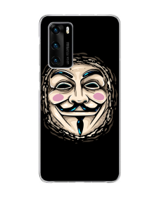 Vendetta Mask - Huawei P40 Carcasa Transparenta Silicon