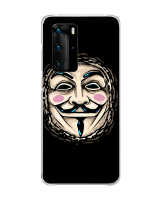 Vendetta Mask - Huawei P40 PRO Carcasa Transparenta Silicon