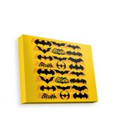 Batman Pattern - Canvas 60x45