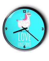 Ceas personalizat - Love Unicorns