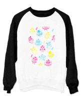 Bluza Unisex cu maneci raglan - Sweet Owls