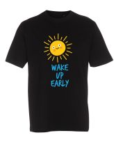 Tricou basic unisex - Wake Up Early