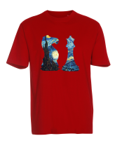 Tricou unisex - Starrynight Chess