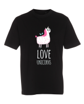 Tricou premium unisex - Love Unicorns