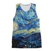 Maiou jersey baschet, unisex - Starrynight Van Gogh 2