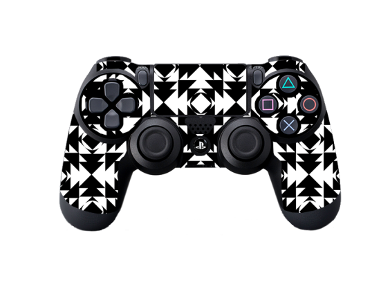 Ps4 controller shop black and white